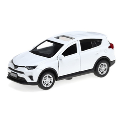 Коллекционные автомодели - Автомодель Технопарк Toyota RAV4 1:32 белая инерционная (RAV4-WH)
