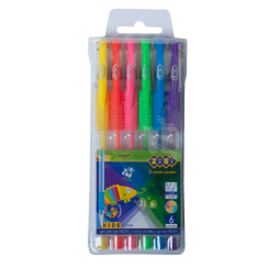 Набор гелевых ручек ZiBi Kids line Neon 6 цветов (ZB.2201-99)