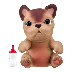 Фигурки животных - Интерактивная игрушка Little live pets Soft hearts Щенок французского бульдога (28917M)
