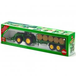 Транспорт і спецтехніка - Іграшка Трактор John Deere з причепом для тюків Siku (3862) Транспорт і спецтехніка - Іграшка Трактор John Deere з причепом для тюків Siku (3862)