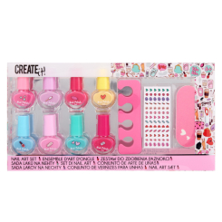 Косметика - Набір дитячих лаків для нігтів Create It! з наліпками 8 шт (84529V1)