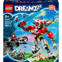 Конструкторы LEGO - Конструктор LEGO DREAMZzz Робот-тигр Купера и Хот-род авто Зеро (71497)