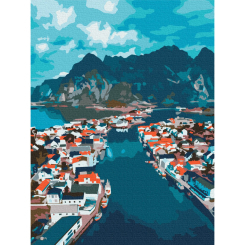 Товары для рисования - Картина по номерам Brushme Норвежские фьорды (BS52474)
