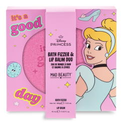 Косметика - ​Набор бомбочка для ванны и бальзам для губ Mad beauty Золушка 10 мл (DPE-16244-8)