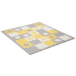 Розвивальні килимки - Килимок-пазл Kinderkraft Luno Shapes Yellow (KPLUSH00YEL0000)