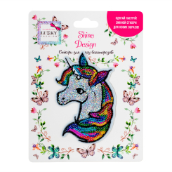 Бижутерия и аксессуары - Стикер для одежды Lukky Единорог (T19705)