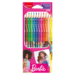 Канцтовары - Карандаши цветные Maped Barbie 12 цветов (MP.862207)