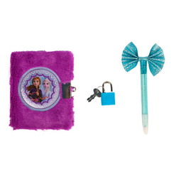 Канцтовары - Набор канцтоваров Disney Frozen 2 пушистый блокнот на замочке с ручкой (FR99988AE)