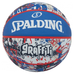 Спортивные активные игры - Мяч баскетбольный резиновый №7 SPALDING  GRAFFITI Multicolor (84377Z)