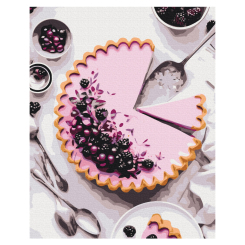 Товари для малювання - Картина за номерами Brushme Ожиновий пиріг (BS40231) Товари для малювання - Картина за номерами Brushme Ожиновий пиріг (BS40231)