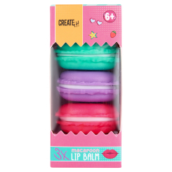 Косметика - Набор бальзамов для губ Create It! Candy Macaron 3 шт (84844)