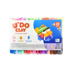 Набори для ліплення - Маса для ліплення Strateg U DO Clay 36 шт (4823113890230) Набори для ліплення - Маса для ліплення Strateg U DO Clay 36 шт (4823113890230)