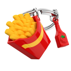 Брелоки - Брелок Metalmorphose French Fries With Ketchup bottle (8000020806903)