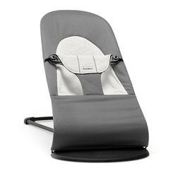 Развивающие коврики, кресла-качалки - Шезлонг BabyBjorn Balance Soft темно-серый (7317680050847)
