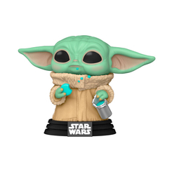 Фігурки персонажів - Фігурка Funko Pop Star Wars Мандалорець Малюк Ґроґу з печивом (54531)