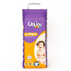 Товари для догляду - Підгузки Unijoy Soft L 9-14 кг 32 шт (6998526216194)