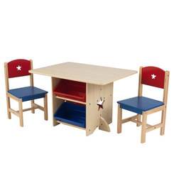 Детская мебель - Комплект мебели KidKraft Стол и два стула Star (26912)