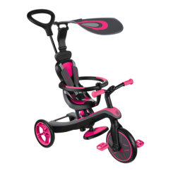 Велосипеды - ​Велосипед Globber Explorer trike 4 в 1 розовый (632-110-3)