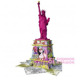 3D-пазли - Пазл 3D Статуя Свободи в стилі поп-арт Ravensburger 108 елементів (RSV-125975)