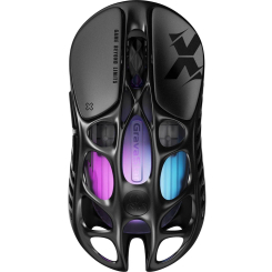 Клавіатура і миші - Миша GravaStar Mercury X BT/WL/USB-A RGB чорний (GSX_BLK)