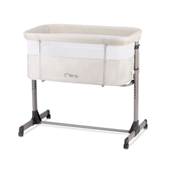 Манежи - Приставная кроватка MoMi Revo light grey (5900495056429) Манежи - Приставная кроватка MoMi Revo light grey (5900495056429)