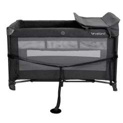 Манежи - Кроватка-манеж Velano Tino dark grey 2 в 1 (46160) Манежи - Кроватка-манеж Velano Tino dark grey 2 в 1 (46160)