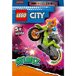 Конструкторы LEGO - Конструктор LEGO City Каскадерский мотоцикл медведя (60356)