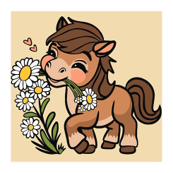 Товары для рисования - Картина по номерам Qbee Лошадка 25 х 25 см (QB900-002) Товары для рисования - Картина по номерам Qbee Лошадка 25 х 25 см (QB900-002)