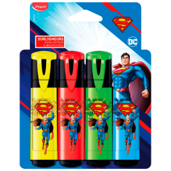 Набір текст-маркерів Maped Superman 4 шт (MP.740733)
