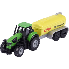 Транспорт и спецтехника - Автомодель Majorette Дорожная помощь с трейлером Fliegl Polyline и Deutz-Fahr (2053154/13)