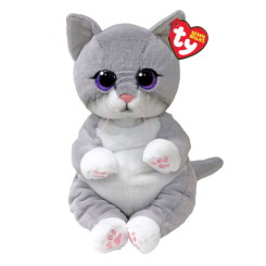 М'які тварини - М'яка іграшка TY Beanie bellies Сіре кошеня Морган 25 см (43203)