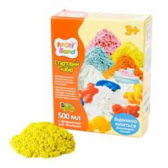 Антистрес іграшки - Стартовий набір лагідного піску Angel Sand жовтий (MA01512B)
