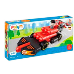 Конструктори з унікальними деталями - Конструктор PolyM Гоночний автомобіль (760020)