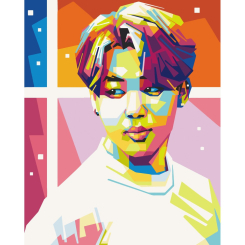 Товары для рисования - Картина по номерам Art Craft Jimin. Art Prints 40 х 50 см (10269-AC)