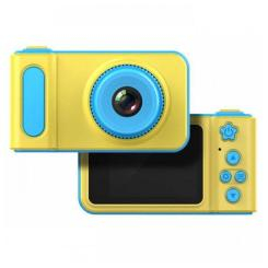 Фотоаппараты - Детский фотоаппарат Smart Kids Camera V7 Желтый с голубым (119) (117654271)
