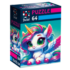 Пазлы - Пазл De.tail Мечтательная единорожка 64 детали (DT1234-01) Пазлы - Пазл De.tail Мечтательная единорожка 64 детали (DT1234-01)