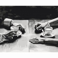 Товари для малювання - Картина за номерами Brushme Мова тіла 7 (BS53858)