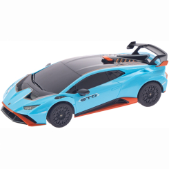 Радиоуправляемые модели - Автомодель Rastar Lamborghini Huracan STO Speed ​​1:24 Голубой (454.00.58)