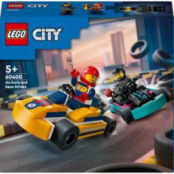 Конструкторы LEGO - Конструктор LEGO City Картинг и гонщики (60400)