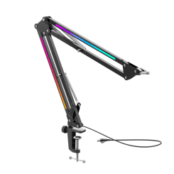 Мебель для геймеров - Стойка-пантограф Fifine Black RGB (BM38)