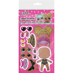 Набори для творчості - Набір наклейок Перо L.O.L. Surprise! Створи образ Квін Бі (124704) Набори для творчості - Набір наклейок Перо L.O.L. Surprise! Створи образ Квін Бі (124704)