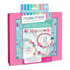 Наборы для творчества - Набор для создания браслетов Make it Real Розовое сияние (MR1722)
