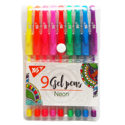 Канцтовары - ​Набор гелевых ручек Yes Neon 9 цветов (420432)