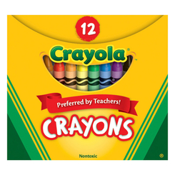 Канцтовары - Набор восковых мелков Crayola 12 шт (256239.072)
