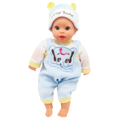 Пупсы - Детская игрушка "Пупс хохотун" Bambi Пупс B-10 IC(Blue) 38 см (65309)
