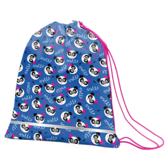 Рюкзаки та сумки - Сумка для взуття SMART SB-01 Hello, panda синій/рожевий (556988)