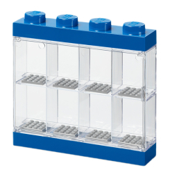 Боксы для игрушек - Дисплей для мини фигурок LEGO Lifestyle 8 синий (40650005)