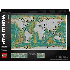 Конструктори LEGO - Конструктор LEGO Art Карта світу (31203)