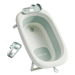 Товары по уходу - Ванночка детская складная Babyhood зеленая (BH-338G)