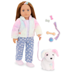 Ляльки - Лялька Our Generation Скайлар з цуценям Боу та аксесуарами 46 см (BD31538Z) Ляльки - Лялька Our Generation Скайлар з цуценям Боу та аксесуарами 46 см (BD31538Z)